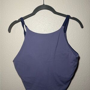 Athleta Purple Crop Fitted Tank Top